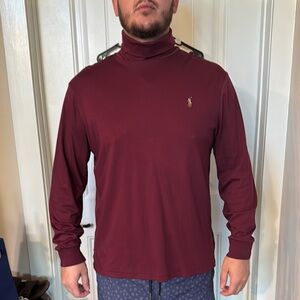 Polo by Ralph Lauren Men's Burgundy Sweater